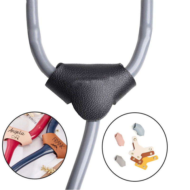 Medical Lab Logo - Personalized Leather Stethoscope Accessories For Nurse