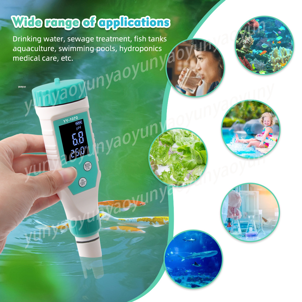 Ph Meter - 7 in 1 Digital Water Quality