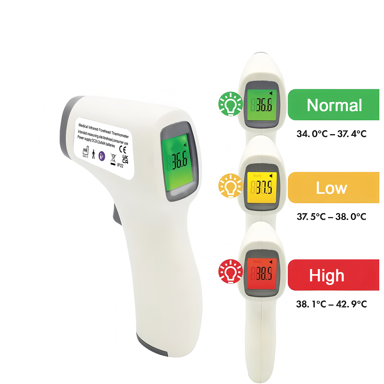 Digital Thermometer Infrared - Digital Infrared Fever Thermometer Medical Household
