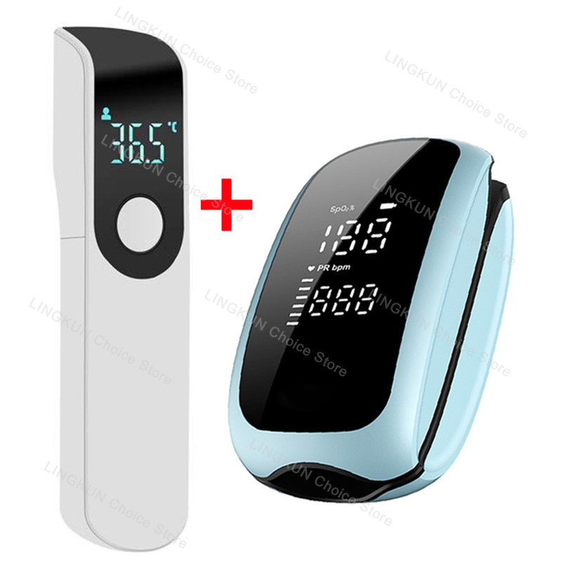Digital Thermometer Infrared - Rechargeable Oximeter Infrared Fever Thermometer Digital