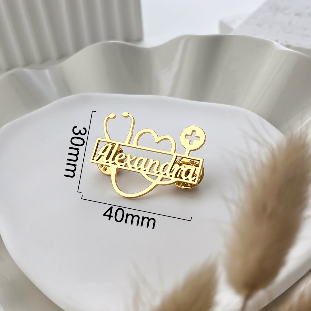 Medical Lab Logo - Newly Customized Love Stethoscope Name, Personalized