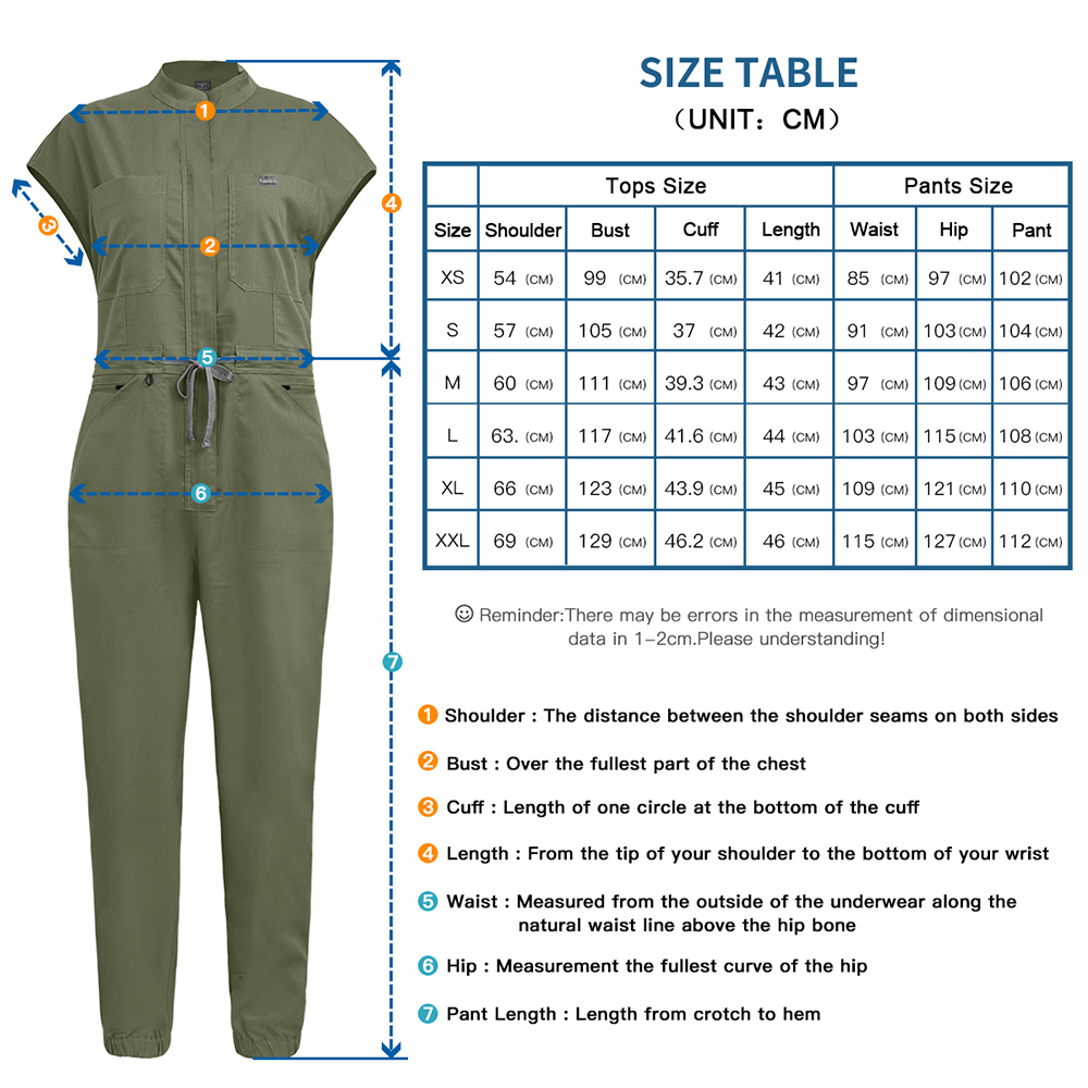 New Medical Scrubs Jumpsuits S - Medical Lab Logo recensie en prijs