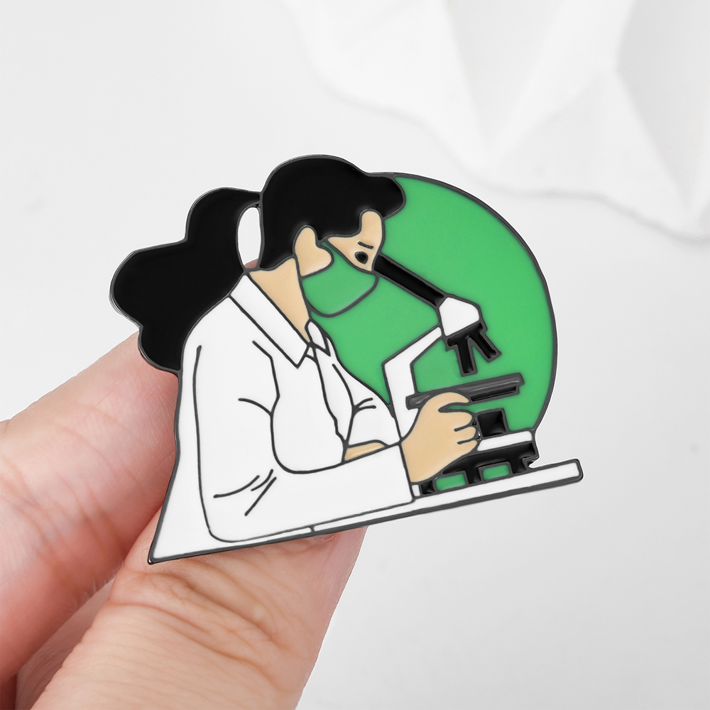 Hanreshe Lab Scientist Enamel  - Medical Lab Logo recensie en prijs