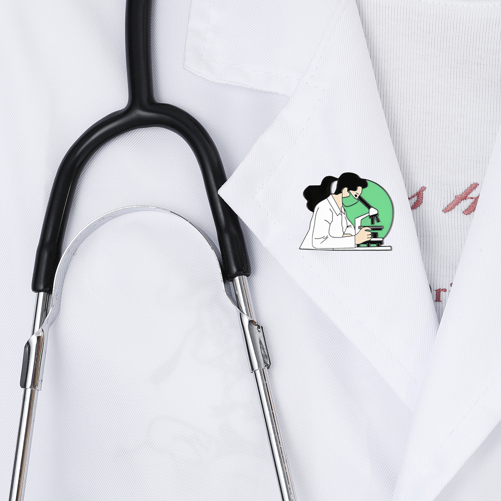 Hanreshe Lab Scientist Enamel  - Medical Lab Logo recensie en prijs
