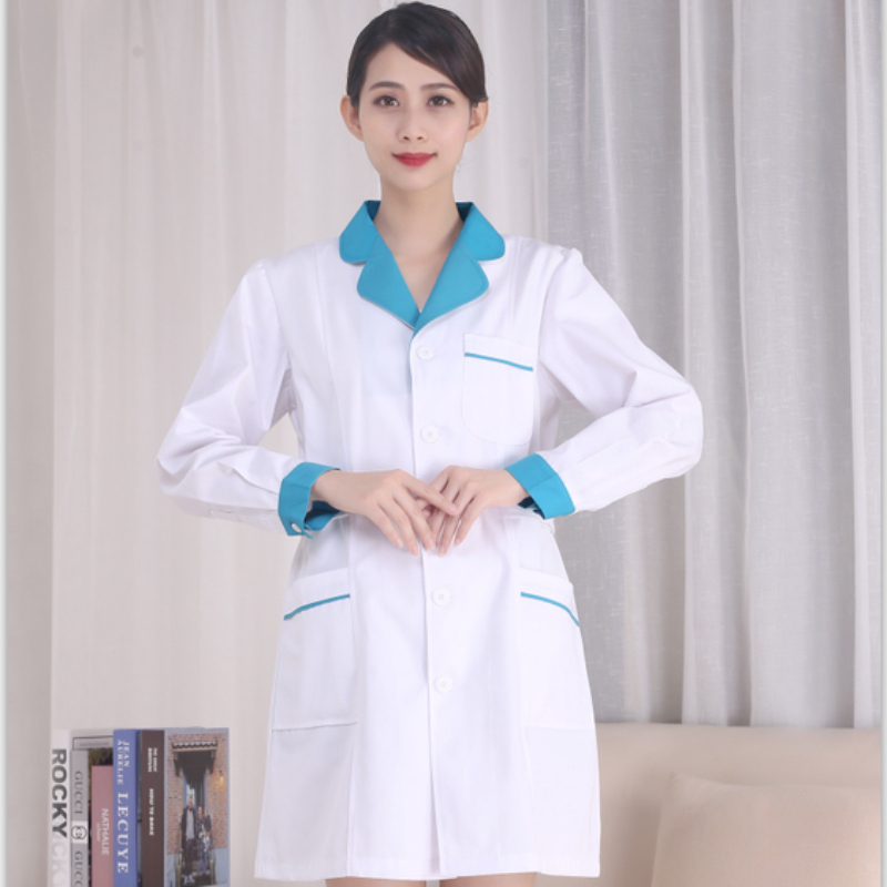 White Nurse Uniforms Short Sle - Medical Lab Logo recensie en prijs