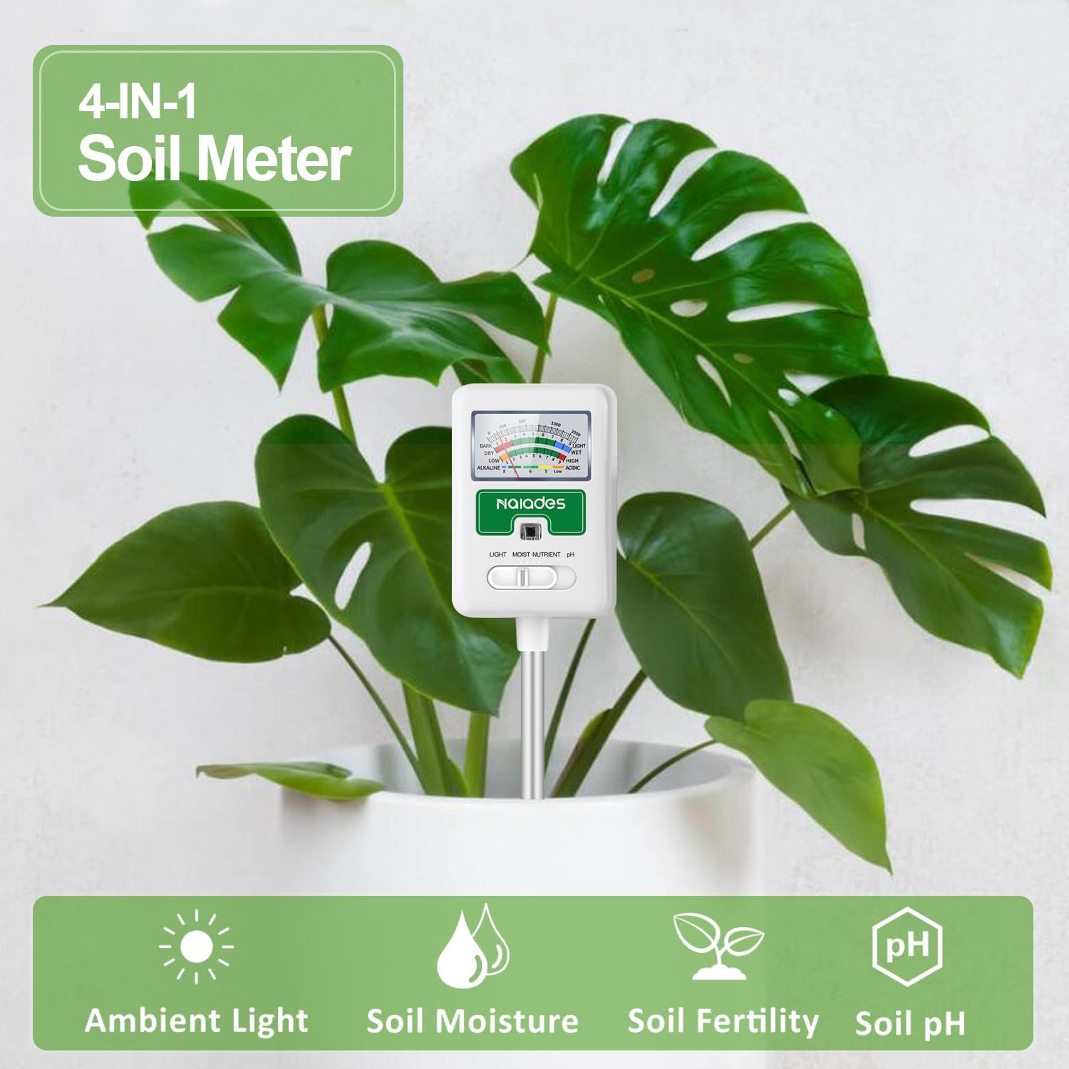Soil Moisture Meter for Plants - Ph Meter recensie en prijs