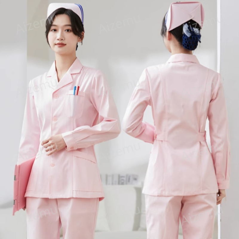 New White Long Sleeve Nurse Un - Medical Lab Logo recensie en prijs
