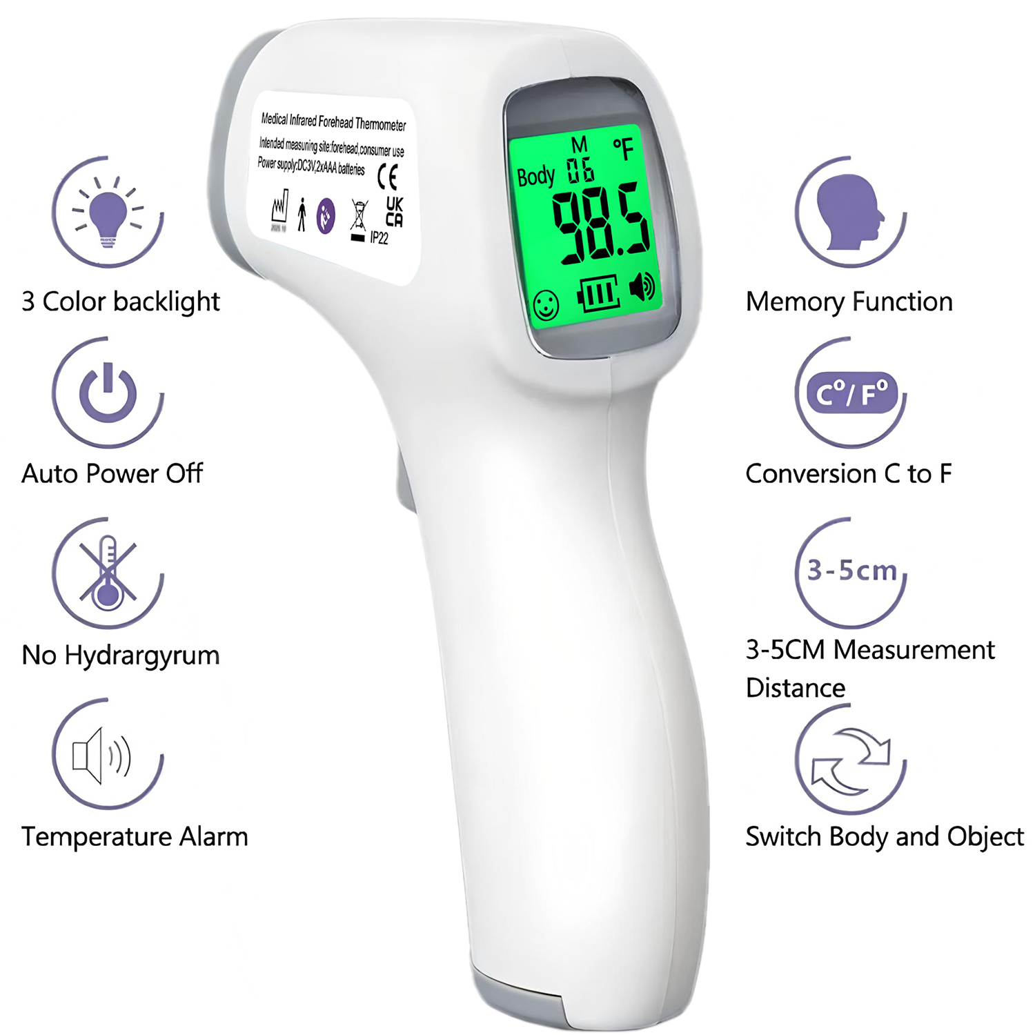 Digital Infrared Fever Thermom - Digital Thermometer Infrared recensie en prijs