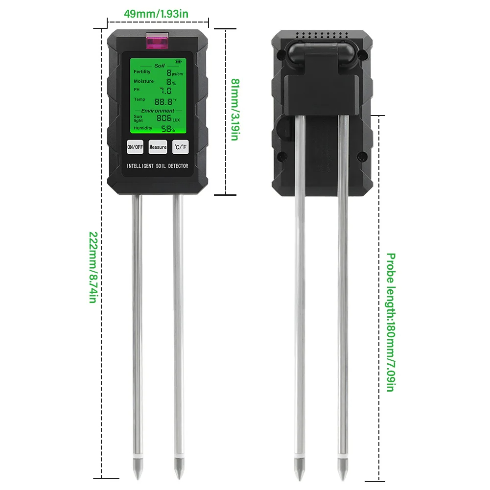ST03 Six-in-One Soil Tester Mo - Ph Meter recensie en prijs