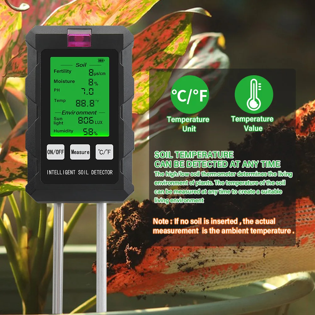 ST03 Six-in-One Soil Tester Mo - Ph Meter recensie en prijs