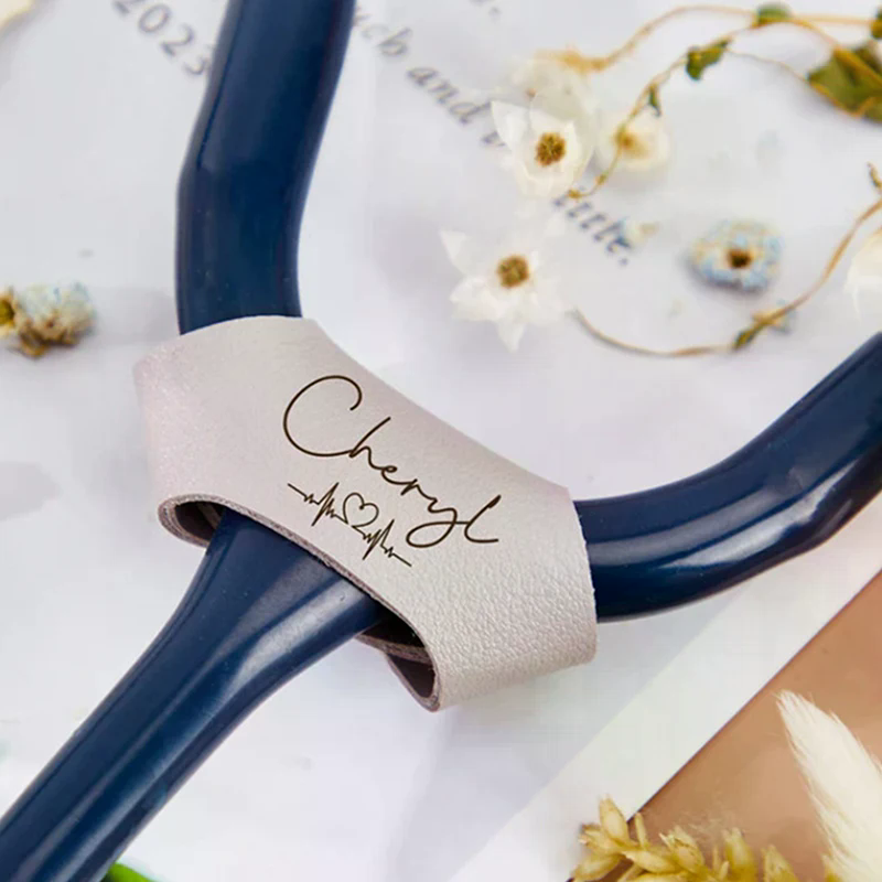Leather Gift Personalized Stet - Medical Lab Logo recensie en prijs