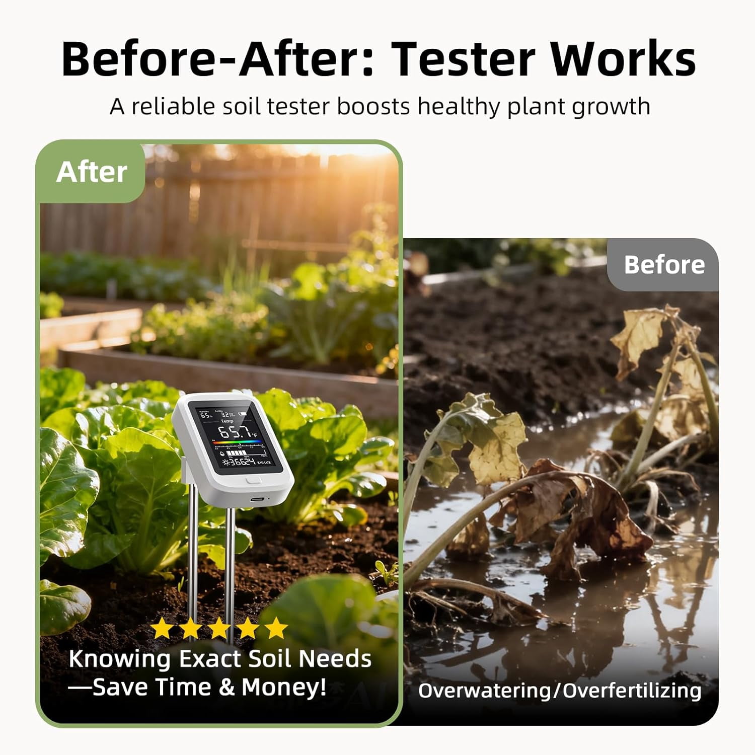 6-in-1 Soil PH Tester Double N - Ph Meter recensie en prijs