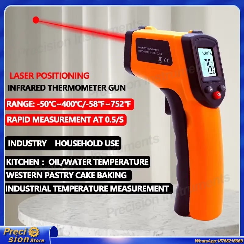 Infrared Thermometer Gun Non C - Digital Thermometer Infrared recensie en prijs