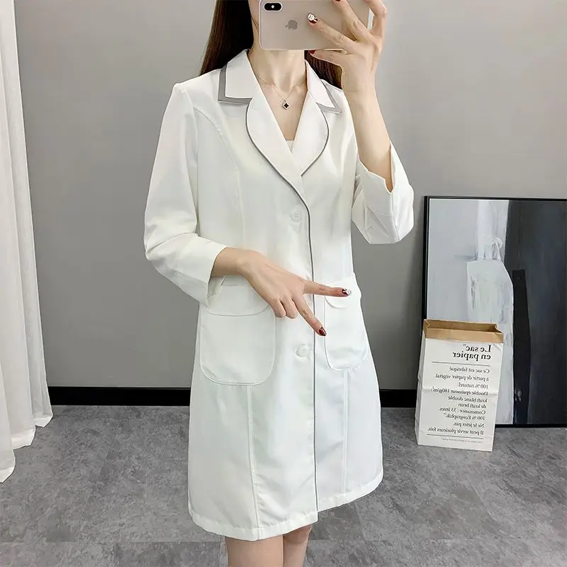 Women Short Spa Uniforms logo  - Medical Lab Logo recensie en prijs